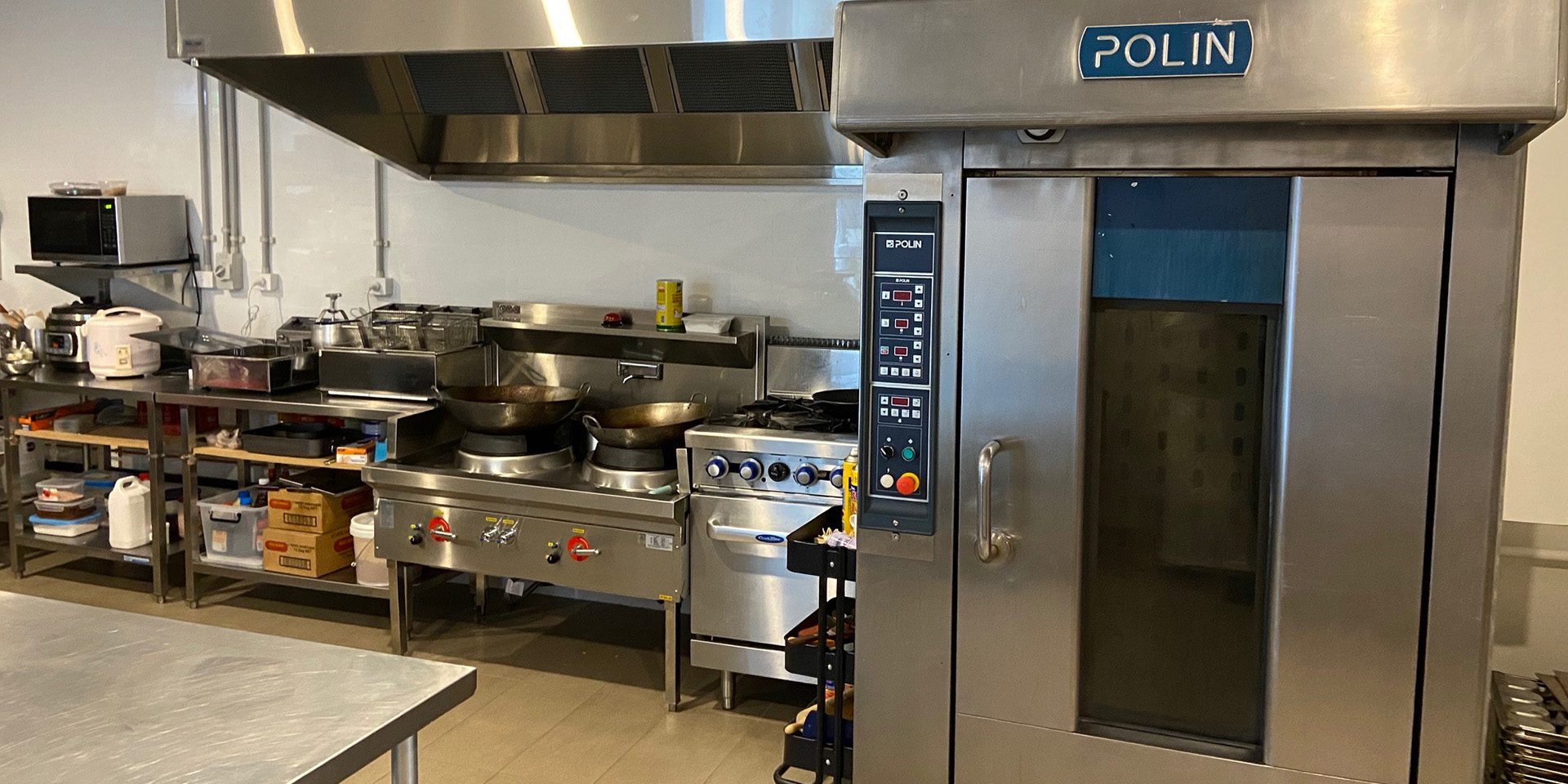 Commercial Oven in a professional commercial kitchen